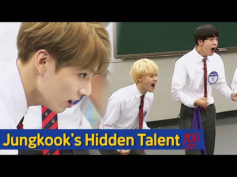 [Knowing Bros Best ep.94] Jungkook's hidden talent😁 Throwing Bottle Cap Battle with BTS👌