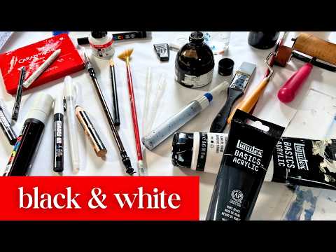 27 Papers - Mark Making in Black & White