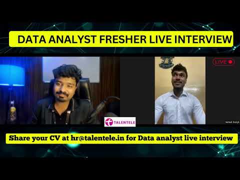 Amazing Data Analyst Mock Interview | Data Science Live Mock Interview | Data Analytics|Data Science