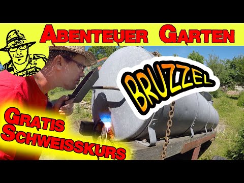 Schweißen wie die Profis: Weidefass undicht - Profischweißer macht es wieder dicht.