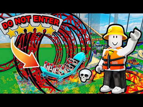 I build the WORST Theme Park EVER in Roblox 💀 (i got sued)