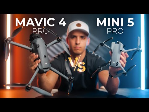 DJI Mavic 4 Pro vs DJI Mini 5 Pro // Which Drone Should You Buy?