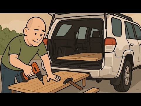DIY Sleeping Platform for a 4Runner ORP (5th Gen) | Flexible SUV Camper Build