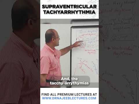 Supraventricular Tachyarrhythmia #drnajeeb #drnajeeblectures ##cardiaccycle