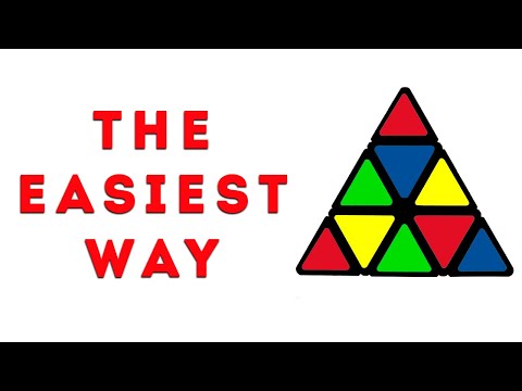 HOW TO SOLVE A PYRAMINX | The easiest and the quickest way