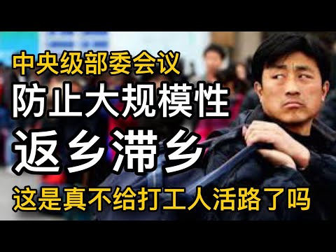 防止大规模返乡滞乡 不给打工人活路 彩礼为什么不能杜绝/农民工 /返乡滞乡/知青下乡/恶意返乡/彩礼