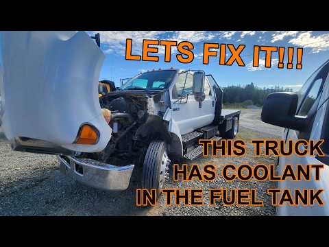 This Truck has Coolant in the Diesel Fuel! Lets Fix It.