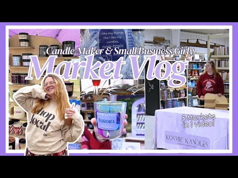 being a small business girly in the winter 💫 market vlog + yapping