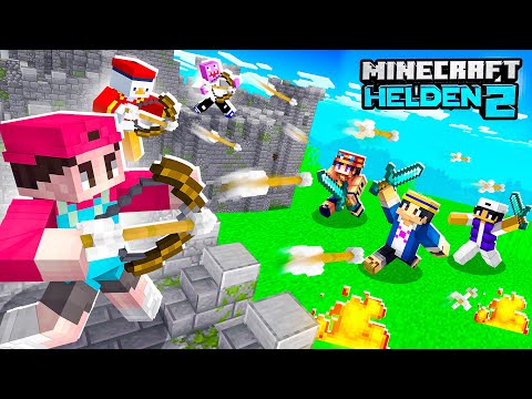 ANGRIFF auf UNSERE BURG! 😱 Minecraft Helden 2