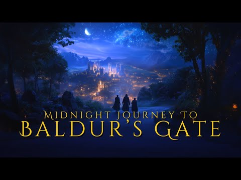 Midnight Journey To Baldur's Gate | Orchestral Fantasy Music | Original Baldur's Gate Music