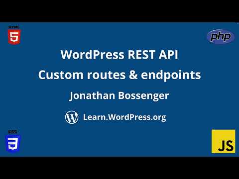 WordPress REST API – custom routes and endpoints