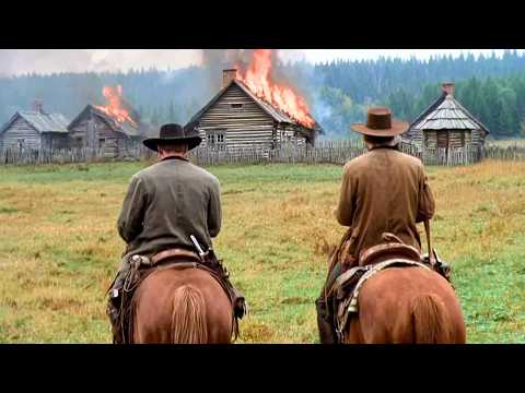 Two bounty hunters arrive in a small town to restore justice | Old Western Movie