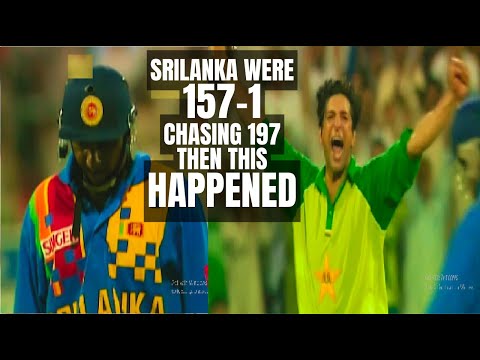 Wasim Akram and Abdul Razzaq Amazing Fight Back | HD | Best Swing Bowling  | Pakistan vs Srilanka