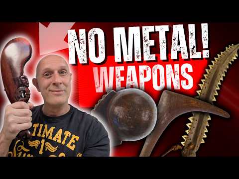 10 Amazing ORGANIC WEAPONS! Wood, Bone & Tooth weapons from around the WORLD