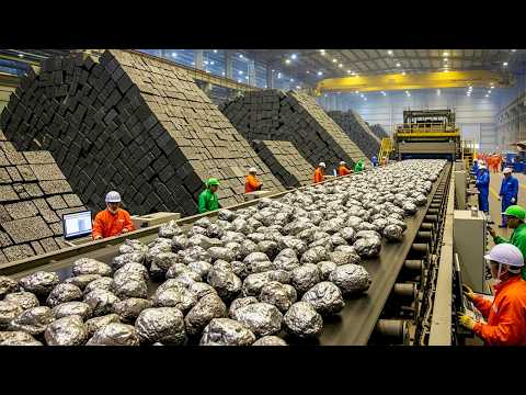 ASÍ se PRODUCE SILICIO METÁLICO: ¡El Secreto que Transforma Arena en Metal Fundido! ⚡🏭