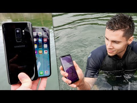 Samsung Galaxy S9 vs iPhone X Water Test! Secretly Waterproof?