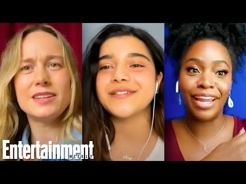 'The Marvels' Stars On The Greatness of Samuel L Jackson, On Screen Dynamics & Stunt Prep | EW