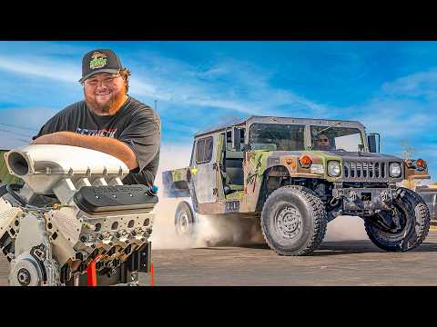 I Built A 1000HP Supercharged Humvee For a Top Secret Mission