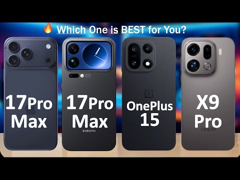 Xiaomi 17 Pro Max vs iPhone 17 Pro Max vs OnePlus 15 vs OPPO Find X9 Pro - The Battle of KINGS!