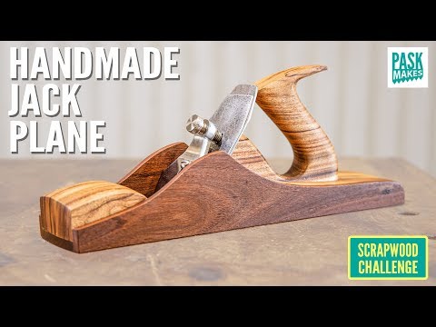 Make a Handmade Wooden Plane - Scrapwood Challenge ep34