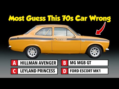 97.4% Will FAIL This Bestsellers 1970s British Classic Car Quiz | Can You Guess All 20?