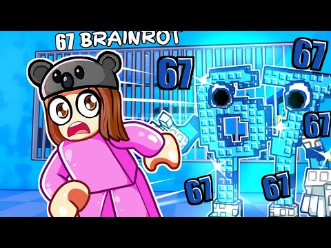 ANGEL ESCAPES 67 PRISON RUN IN ROBLOX OBBY!