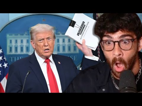 Trump CRASHES OUT In UNHINGED Press Conference | Hasanabi reacts