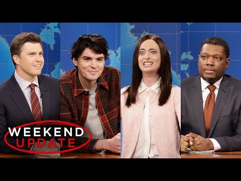 Weekend Update ft. Sarah Sherman and Michael Longfellow - SNL