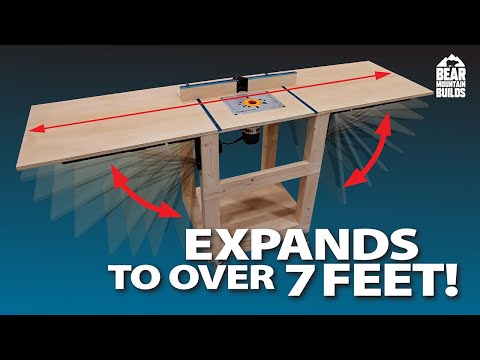 Expanding Router Table | Small Shop Build