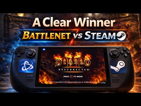 The BEST Way To Play Diablo 2 Resurrected on the Steam Deck.