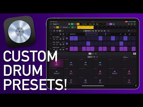 Create Custom Presets in Logic Pro iPad | Drum Machine Designer Tutorial