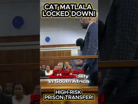 From Luxury to Lockdown: Cat Matlala’s Shocking Transfer to South Africa’s Toughest Prison!