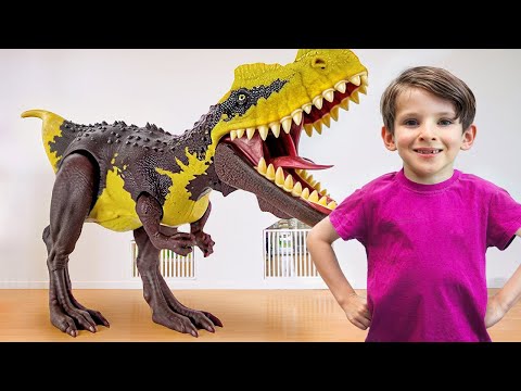 Những chú khủng long đồ chơi đã sống dậy! 🦖✨ | Cùng nhau phiêu lưu với những chú khủng long nào! 💥