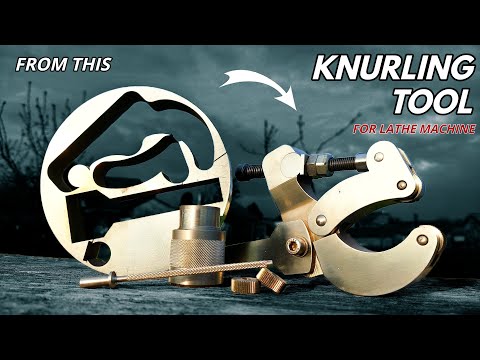 Making an Unique KNURLING TOOL for Lathe Machine