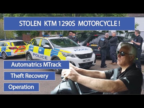 Stolen KTM 1290 Motorcycle Automatrics Theft Recovery Operation 280521