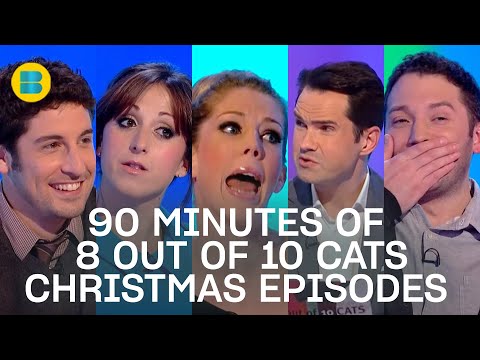 90 Minutes of 8 Out of 10 Cats Christmas Episodes | 8 Out of 10 Cats | Banijay Comedy