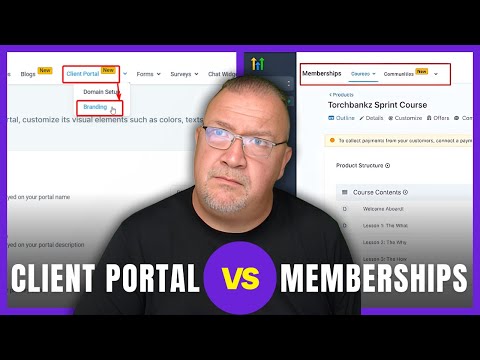 GoHighlevel Client Portal vs Memberships - Whats the Difference?