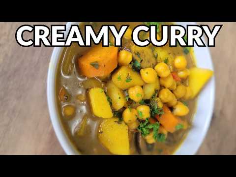 Coconut Chickpea Curry | Easy Vegetarian Recipes | Chickpea Recipes | Caribbean Style Curry