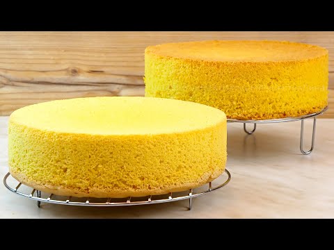 Classic sponge cake without baking powder, using a Soviet recipe! How to make sponge cake dough!