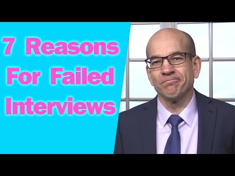 7 Reasons You Failed Your Interview