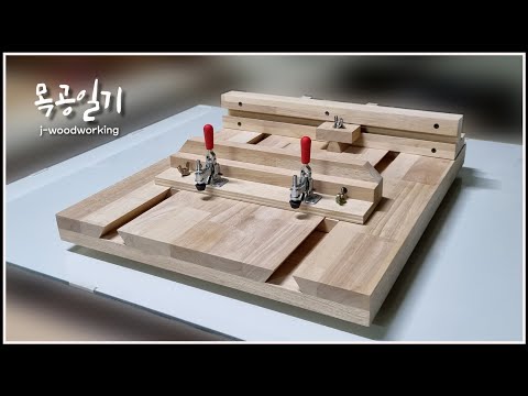 drill press table with a fence & 2 vices in 1 / sliding dovetail rail [woodworking]