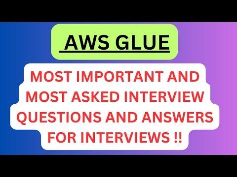 "AWS Glue", Most Asked Interview Q&A of "AWS GLUE" in AWS Interviews !! #awsinterviewquestions #aws