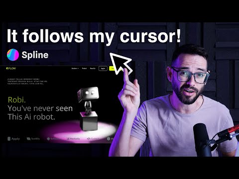 3D Website Tutorial: Interactive Robot using Spline