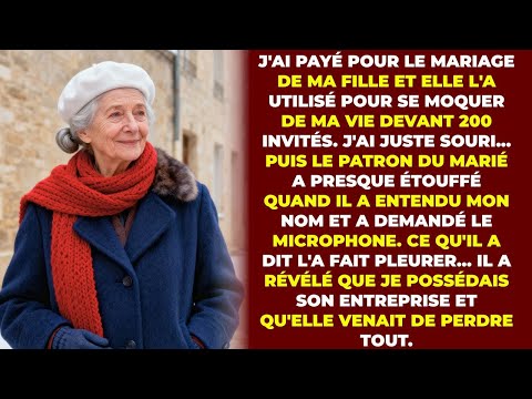 Au Mariage Que J'ai Payé, Ma Fille S'est Moquée — Puis Le Patron Du Marié A Pris Le Microphone !...