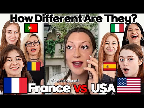 French and American React to French vs English TikToks!! ㅣWhy Are They So Different?