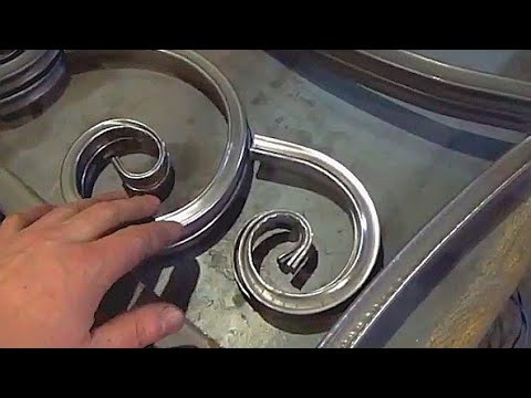 Садовая лавочка своими руками! ИЗ ПРОФИЛЬНОЙ ТРУБЫ! Холодная ковка