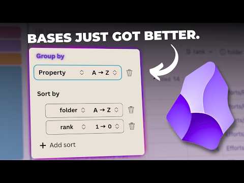 Everything New in Obsidian! October 2025 (Groups, Summaries, List View)