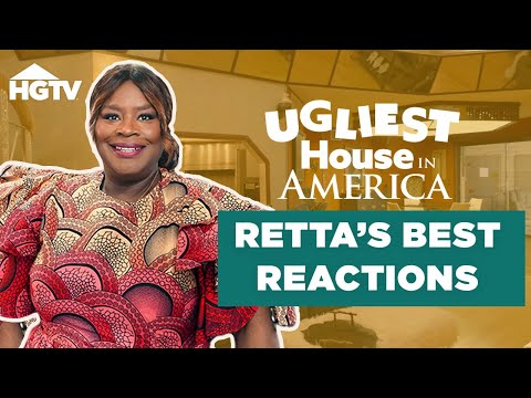 Retta's BEST Reactions | Ugliest House in America | HGTV