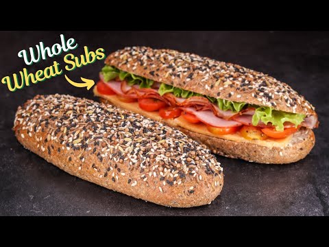 How to Make Soft & Bouncy Whole Wheat Subs