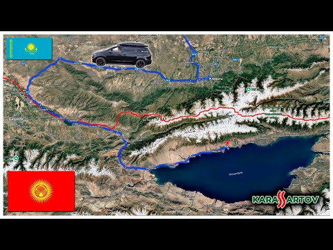 Issyk-Kul. From Astana to Kyrgyzstan via Almaty.